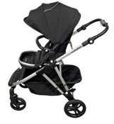 Shop Mockingbird Single to Double 2.0 Stroller, 2025, Black, Silver With Black Leather, Windowpane at GoodBuy Gear
