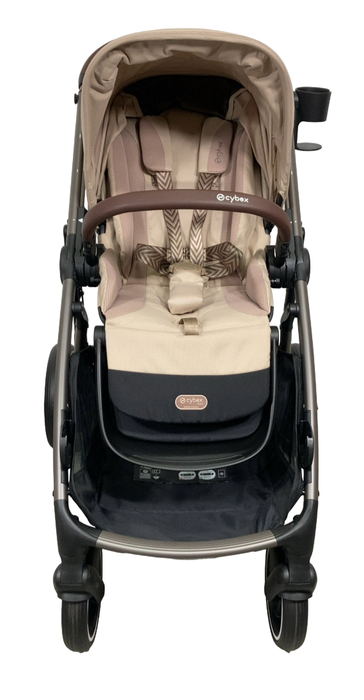 Shop Cybex e-Gazelle S Stroller, 2024, Almond Beige, Taupe at GoodBuy Gear