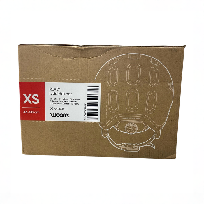 Shop Woom Ready Kids Helmet, Without Light, Woom Red, XSmall at GoodBuy Gear