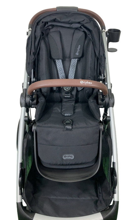 Shop Cybex e-Gazelle S Stroller, 2024, Black, Moon Black at GoodBuy Gear