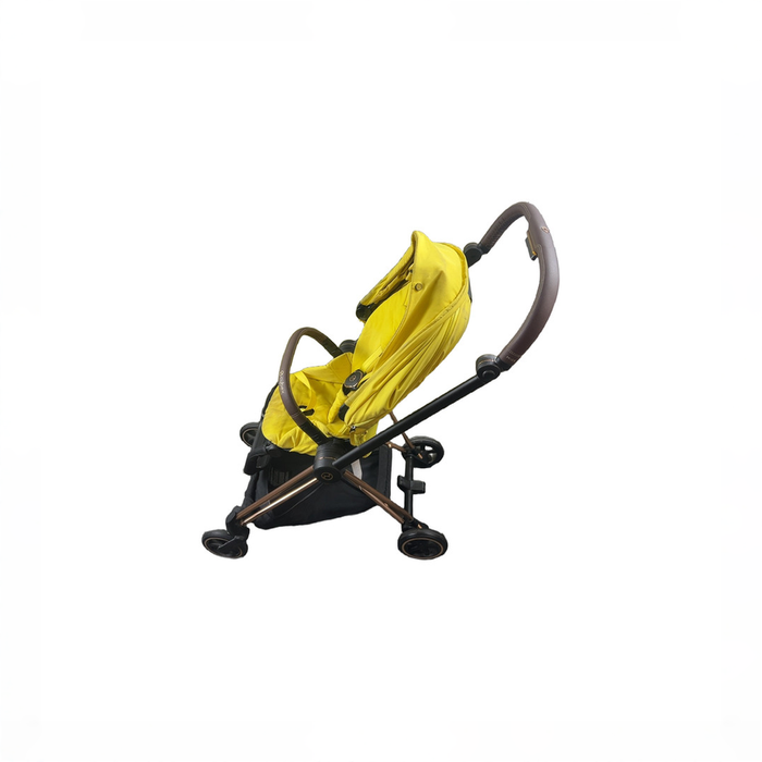 Shop DRAFT - Cybex Mios3 Stroller, 2024, Mustard Yellow, Rosegold at GoodBuy Gear