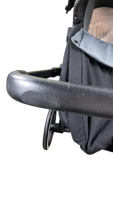 Shop Cybex Priam Stroller Frame With Carry Cot, Deep Black, Matte Black at GoodBuy Gear