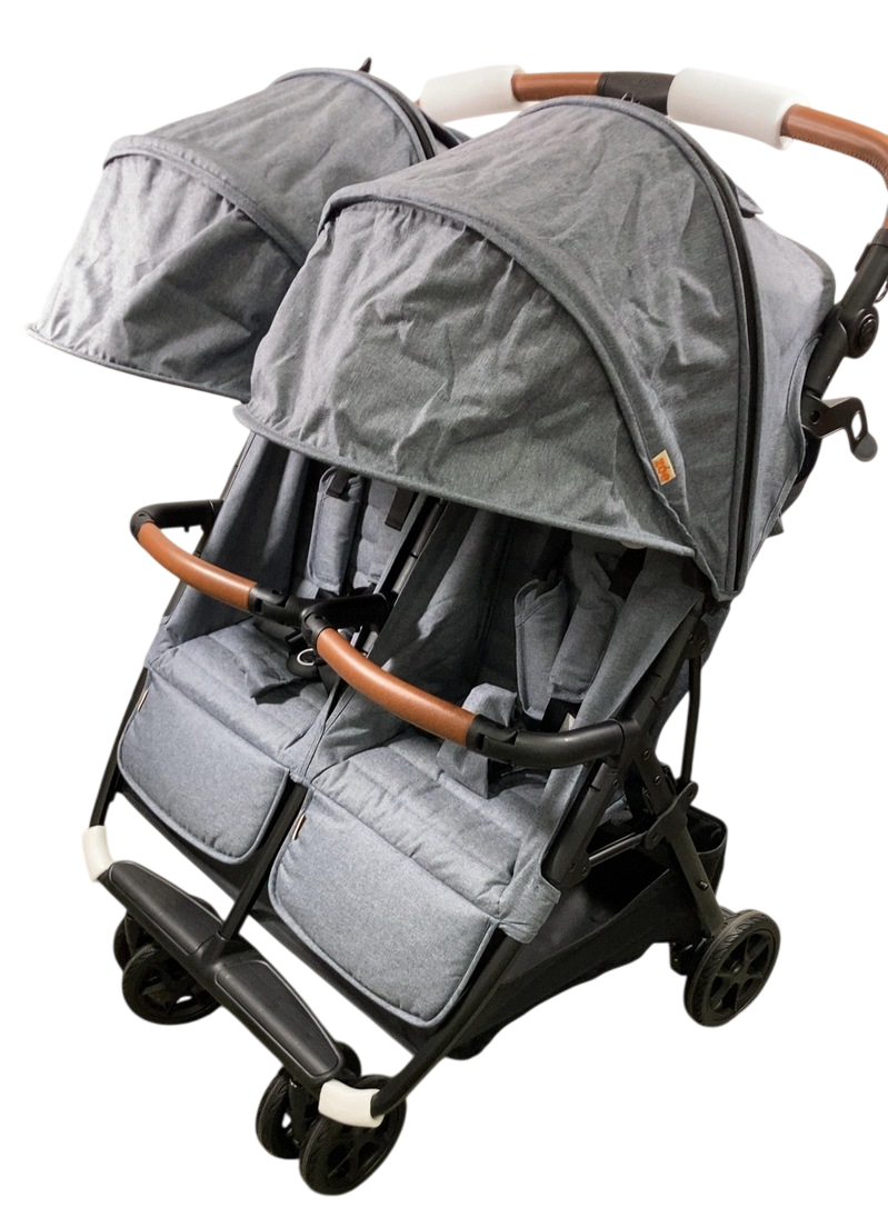 zoe twin stroller with car seat Zoe The Twin V2 Double Stroller, Ocean, 2024