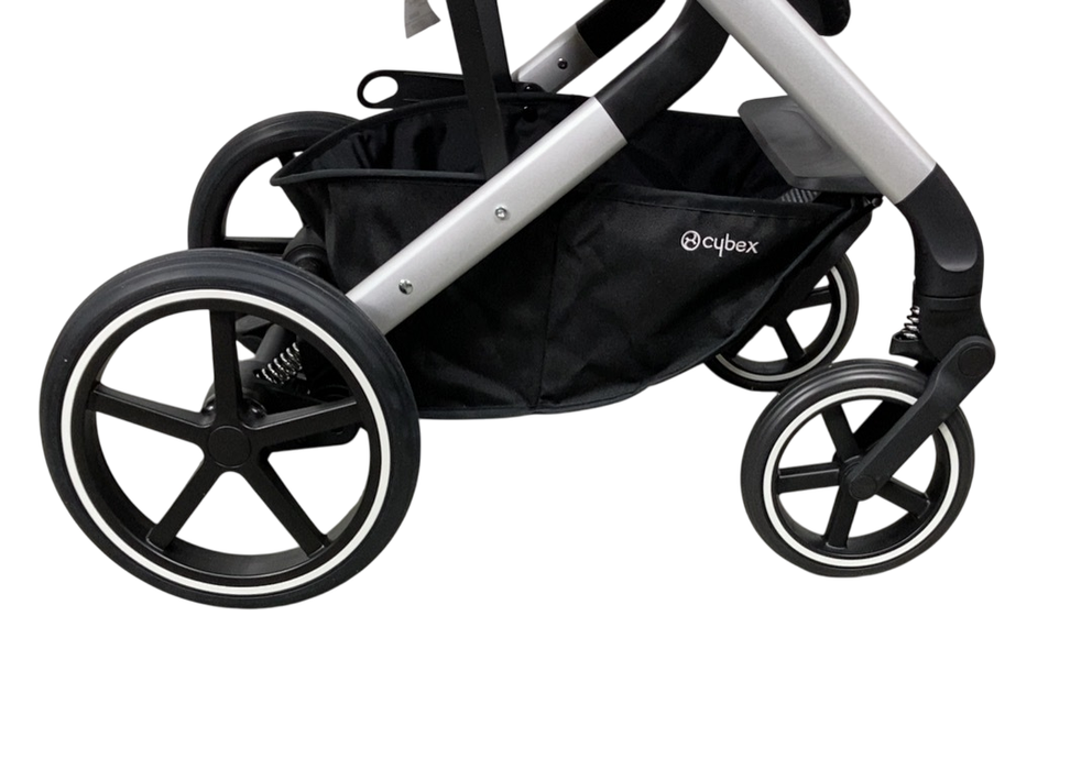 Shop Cybex Balios S Lux Stroller, 2021, Silver, Moon Black at GoodBuy Gear