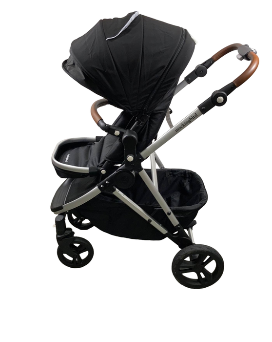 Shop Mockingbird Single 2.0 Stroller, 2025, Black, Silver With Penny Leather, Windowpane at GoodBuy Gear