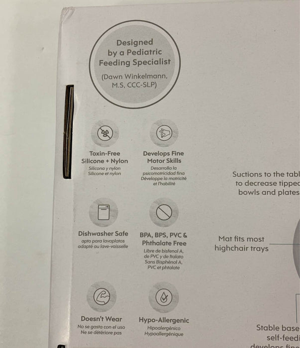 ezpz Mini Feeding Set, Gray - HIDDEN NEEDS PHOTOS 6/21