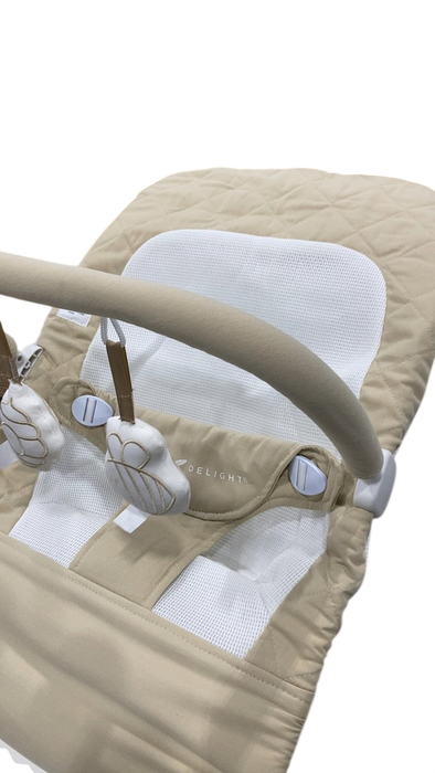 Shop Baby Delight Alpine Deluxe Portable Bouncer, Organic Oat at GoodBuy Gear