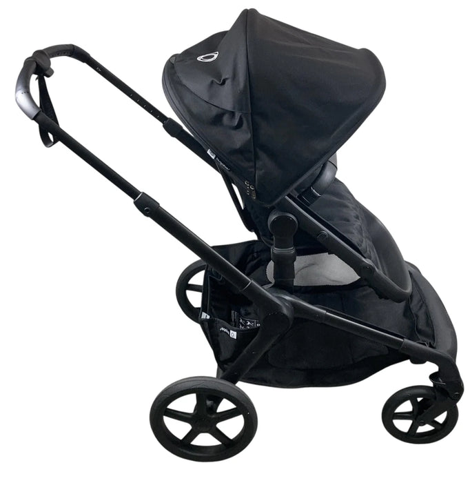 Bugaboo Kangaroo Single To Double Stroller, 2025, Black, Midnight Black, Midnight Black