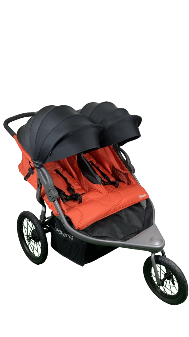 Joovy Zoom X2 Double Jogging Stroller, 2022, Paprika