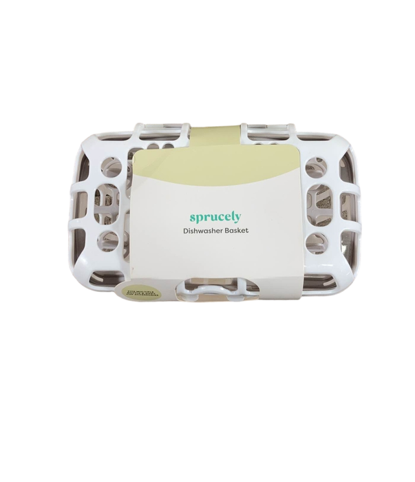 secondhand Sprucely Dishwasher Basket, White/Grey