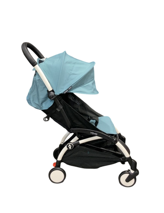 Shop Stokke YOYO3 Complete Stroller, 2024, Aqua, White at GoodBuy Gear