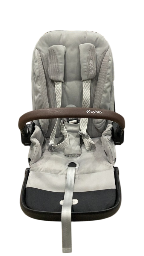 cybex extra seat Cybex Gazelle S Seat Unit, Brown Bumper Bar, Stone Grey