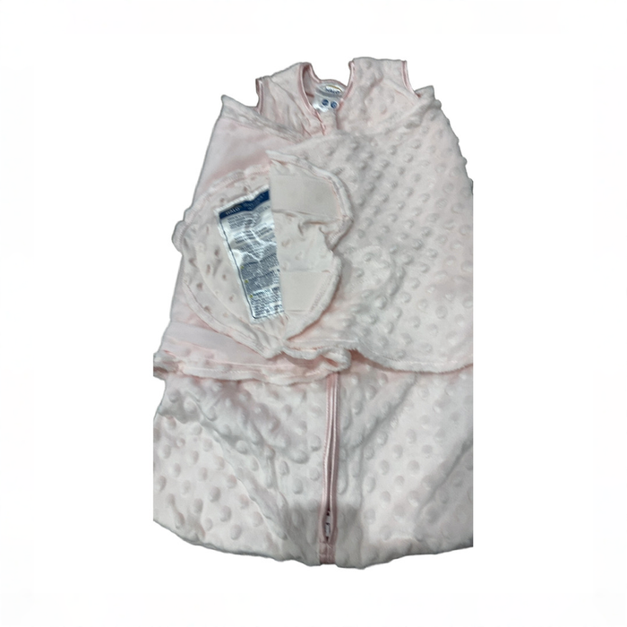 Shop Halo Sleepsack Swaddle Plushy Dot Velboa, Newborn, Pink at GoodBuy Gear