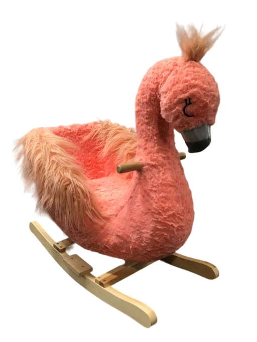 used Soft Landing Joyrides Flamingo Rocking Toy