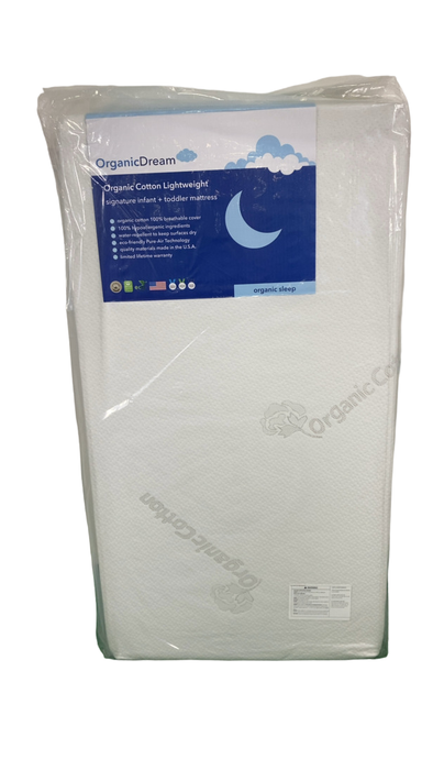 Shop Organic Dream Organic Cotton 2-Stage Lightweight Ultra Crib Mattress at GoodBuy Gear