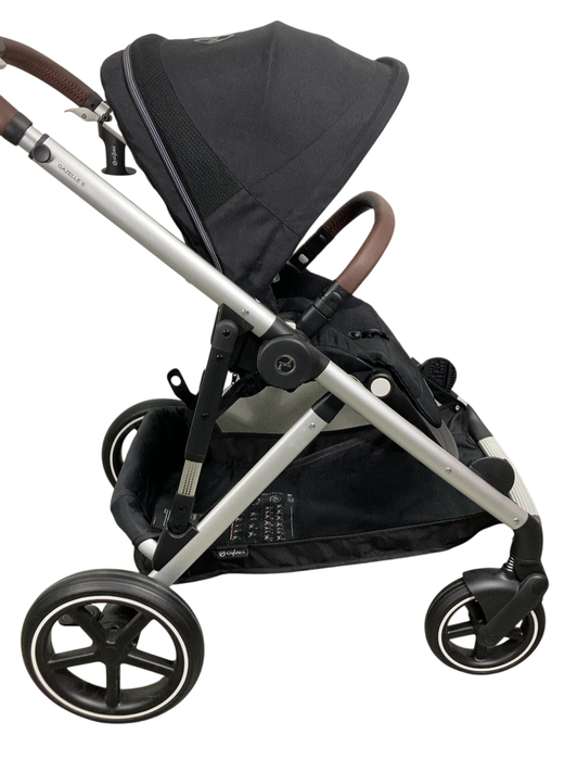 Shop Cybex Gazelle S Modular Stroller, 2023, Moon Black, Silver Frame at GoodBuy Gear