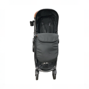 Shop DRAFT - Mompush Ultimate 2 Baby Stroller with Bassinet, 2025, Black with Black Frame at GoodBuy Gear