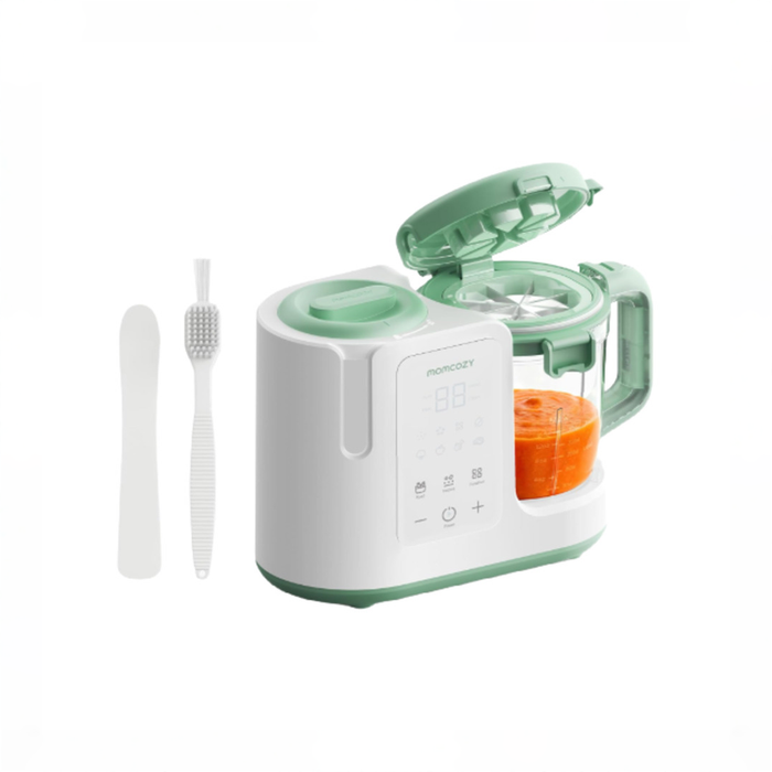 Shop Momcozy AutoMeal Baby Food Maker, White/Green at GoodBuy Gear