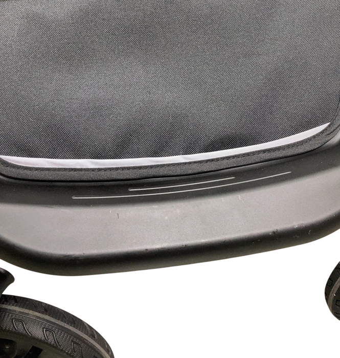 Shop Mockingbird Single to Double 2.0 Stroller, Bloom, Windowpane, Silver With Black Leather, 2024 at GoodBuy Gear