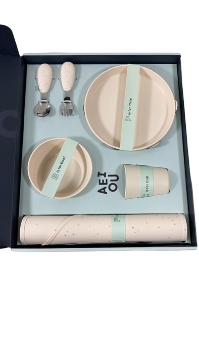 Shop AEIOU Toddler Tableware Gift Set, Oat at GoodBuy Gear
