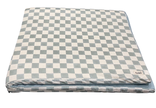 Shop Toki Kids Mega Padded Play Mat 55" x 55", Checker Matcha at GoodBuy Gear