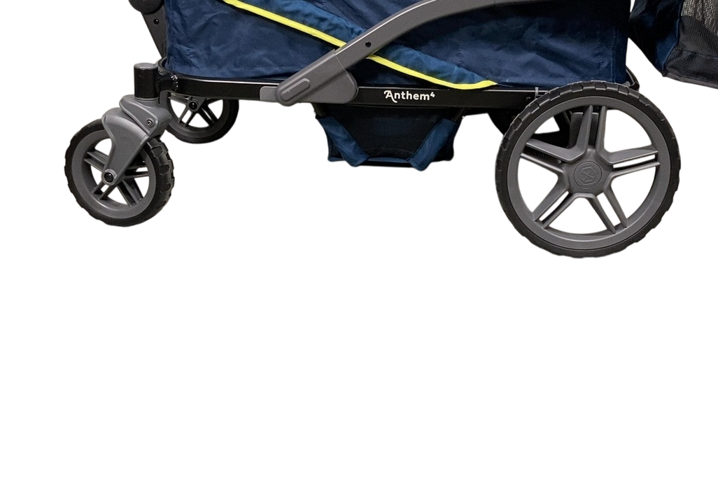 Shop Gladly Family Anthem4 Classic 4 Seater All Terrain Wagon Stroller, Neon Indigo at GoodBuy Gear