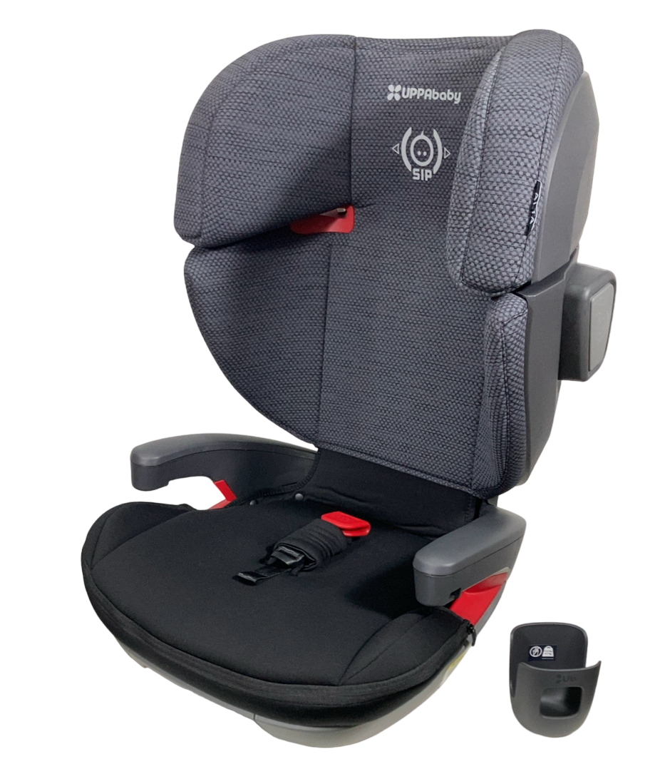 UPPAbaby ALTA High Back Booster Seat, 2022, Morgan (Charcoal Melange)