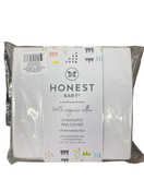 used Honest Baby Organic Cotton Changing Pad Cover, White