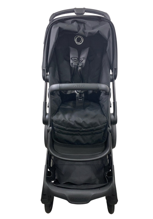 Shop Bugaboo Kangaroo Single To Double Stroller, 2024, Black, Midnight Black, Midnight Black at GoodBuy Gear
