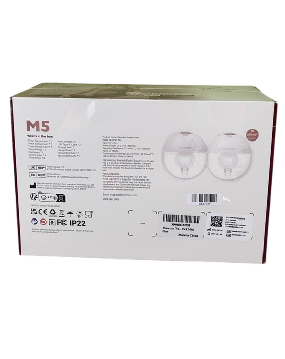 Shop Momcozy All-in-one M5 Double Wearable Breast Pump, Mint at GoodBuy Gear