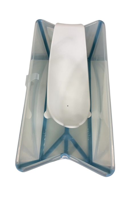 Shop Stokke Flexi Bath Bundle Pack, Regular, Transparent Ocean Blue at GoodBuy Gear