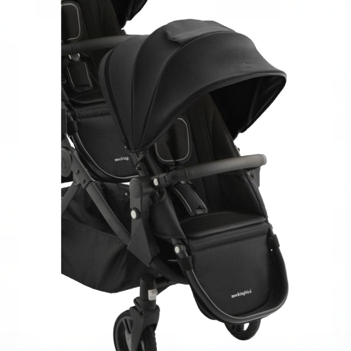 Shop Mockingbird 2nd Seat Kit 3.0, Charcoal with Black Leather, Solid Black at GoodBuy Gear