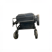 Shop Wonderfold W4 Elite Stroller Wagon, 2025, Black with Red Stitching at GoodBuy Gear