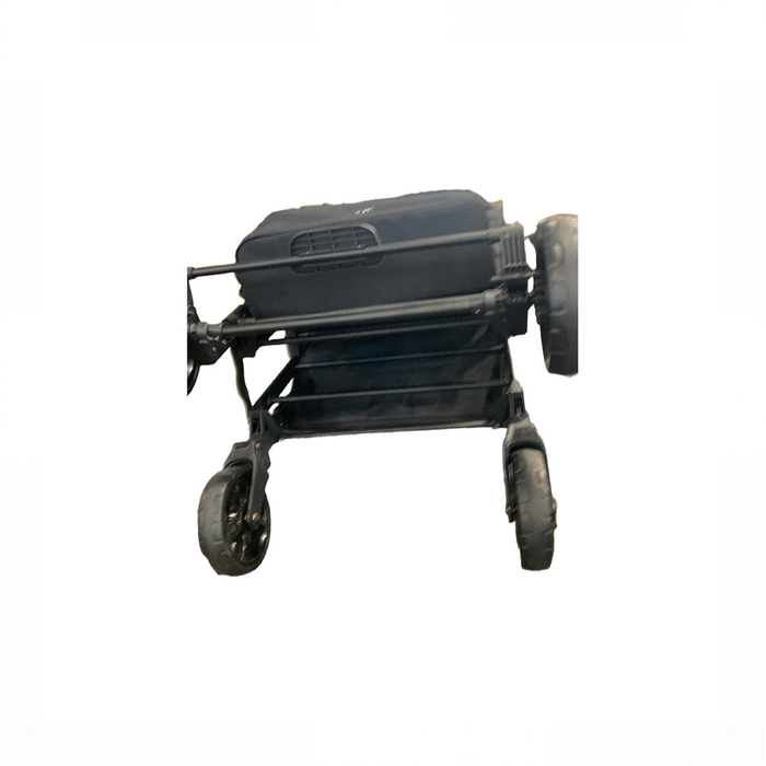 Shop Wonderfold W4 Elite Stroller Wagon, 2025, Black with Red Stitching at GoodBuy Gear