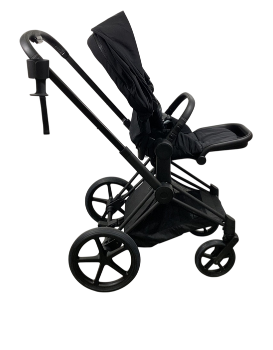Shop Cybex Priam4 Stroller, 2022, Deep Black, Matt Black at GoodBuy Gear