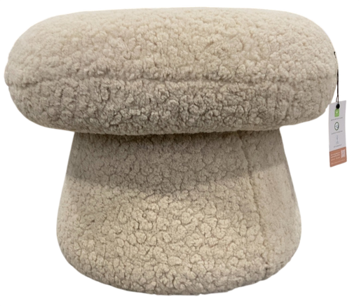 Shop Babyletto Mushroom Pouf, Chai Shearling at GoodBuy Gear