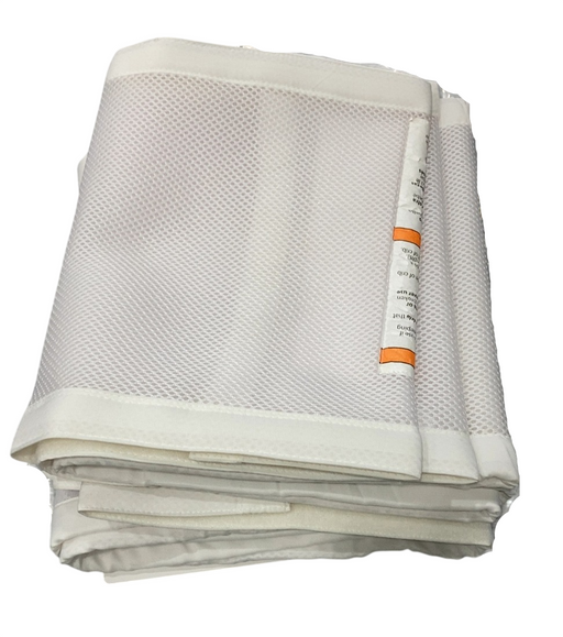 Shop Breathable Baby Mesh Crib Liner, Full Size/4 Sides, White at GoodBuy Gear