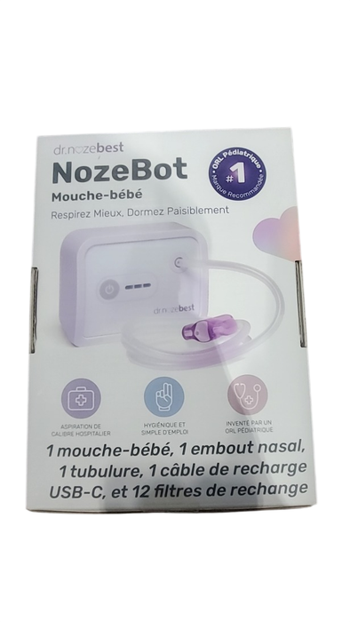 Shop Dr. Nozebest NozeBot Nasal Aspirator, Newborn safe at GoodBuy Gear