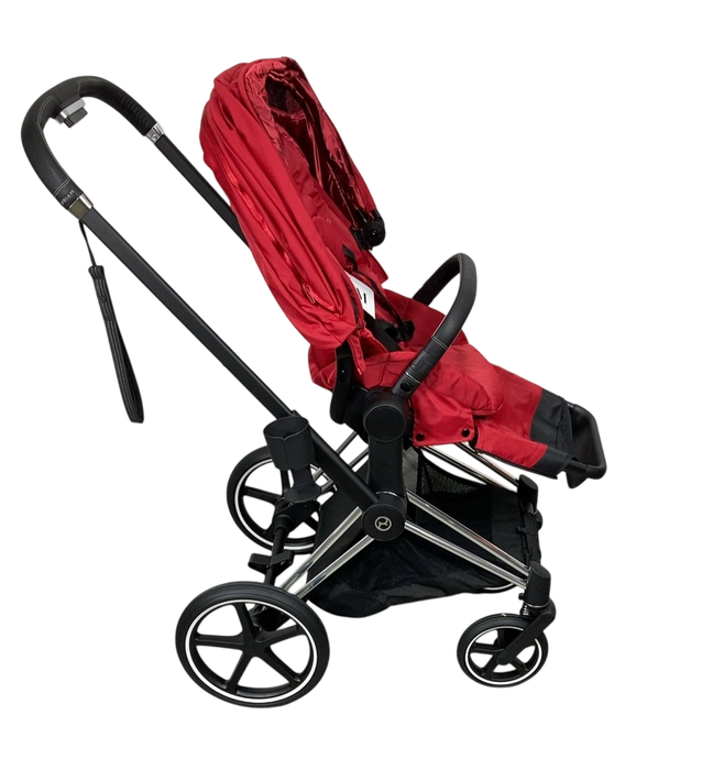 Shop Cybex PRIAM Stroller, 2019, Chrome With Black Details, True Red at GoodBuy Gear