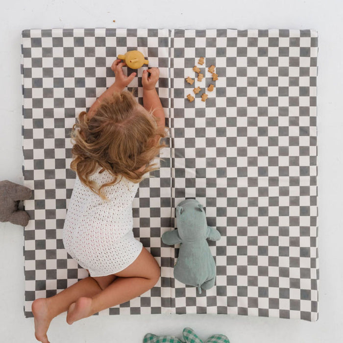 Shop Imperfect | Checker Pepper Vegan Leather Mat at GoodBuy Gear