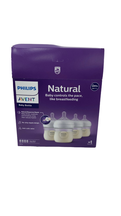 Shop Philips Avent Natural Baby Bottles, Clear, 4 Pack, 4oz at GoodBuy Gear