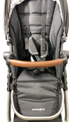 Shop Mockingbird Single to Double 2.0 Stroller, 2024, Black, Silver With Penny Leather, Windowpane at GoodBuy Gear