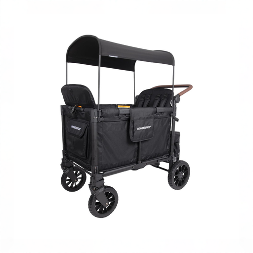 Shop Wonderfold W4 Luxe Pro Stroller Wagon, 2026, Jet Black at GoodBuy Gear