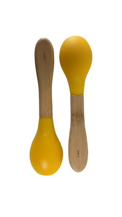 Shop Avanchy Bamboo Baby Spoons 2-Pack, Yellow at GoodBuy Gear