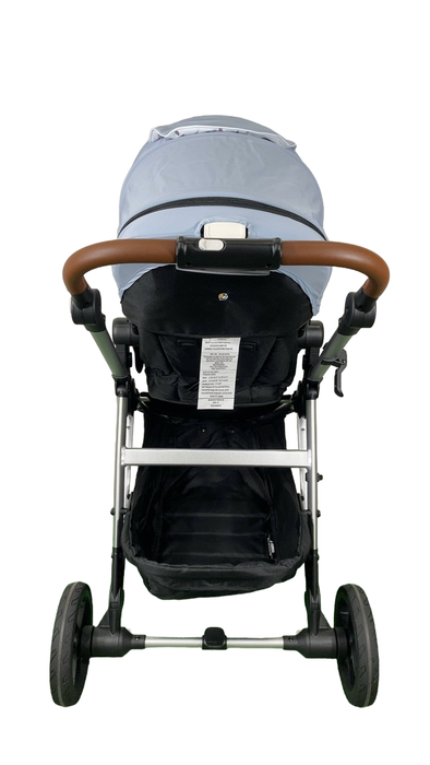 Shop Mockingbird Single 2.0 Stroller, 2024, Silver With Penny Leather, Sky, Watercolor Drops at GoodBuy Gear
