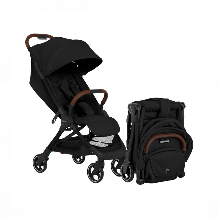 Shop Silver Cross Clic Super Compact Lightweight Stroller, 2025, Space (Black) at GoodBuy Gear