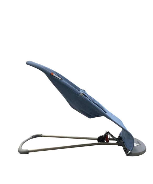 Shop BabyBjorn Bouncer Bliss, Dark Gray Frame, Blue Woven Mélange at GoodBuy Gear