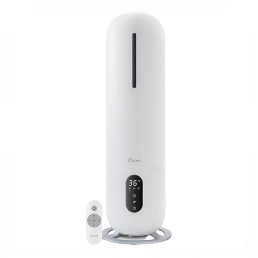 Shop Crane 2 Gal. Ultrasonic Cool Mist Tower Humidifier with Germicidal UV-A Light, White at GoodBuy Gear