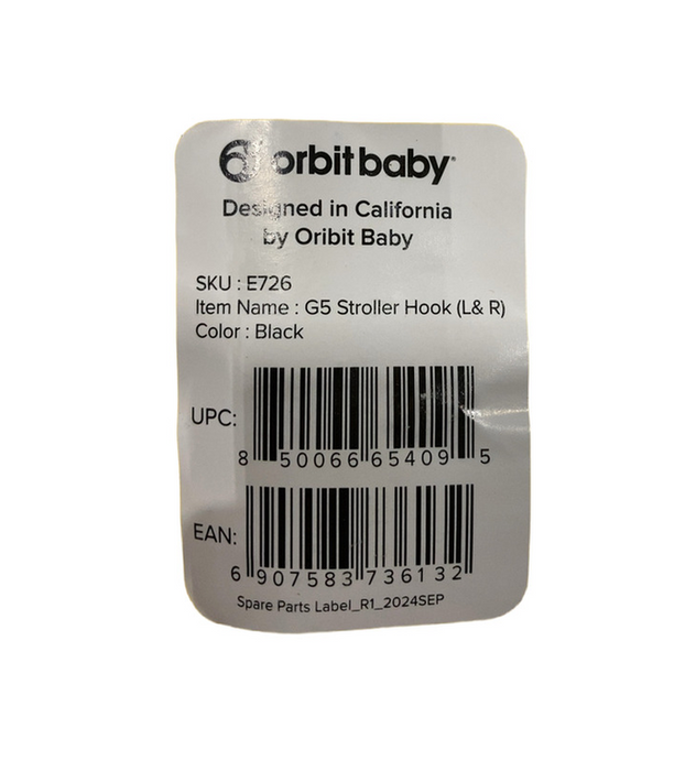 Shop Orbit Baby G5 Stroller Hook Set, Black at GoodBuy Gear
