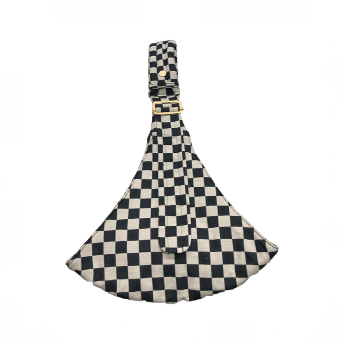 Shop Mabē The Monarch Toddler Sling, Ebony Check at GoodBuy Gear